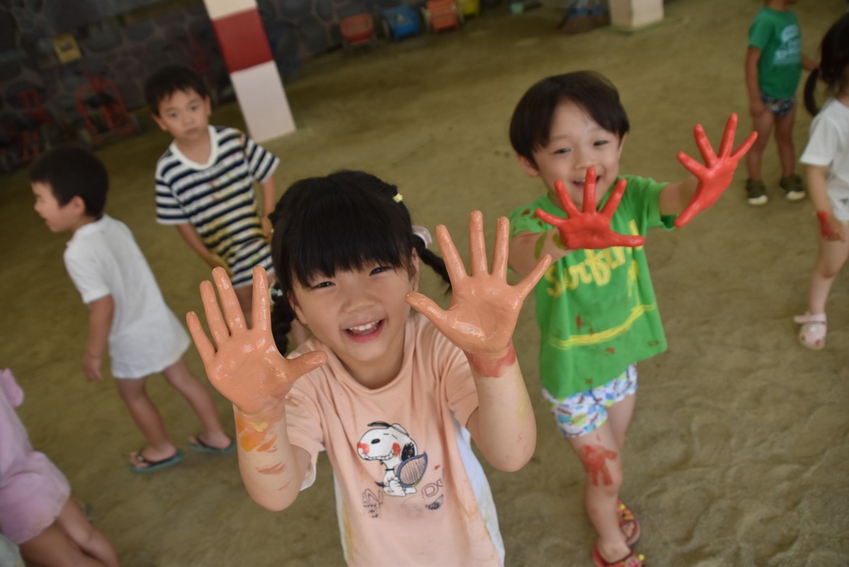 8月22日　夏期保育1日目！